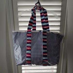 Beach Tote Bag Oil Cloth Nautical